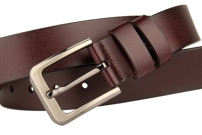 CEXIKA 130 140 150 160 170cm Real Cow Genuine Leather Belts for Man High Quality Plus Long Size Pin Buckle Waist Belt Strap 2023