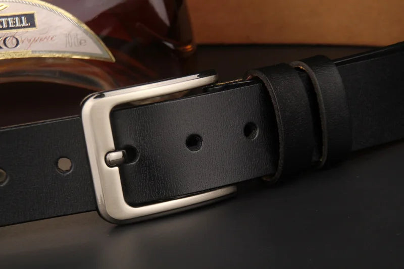 CEXIKA 130 140 150 160 170cm Real Cow Genuine Leather Belts for Man High Quality Plus Long Size Pin Buckle Waist Belt Strap 2023