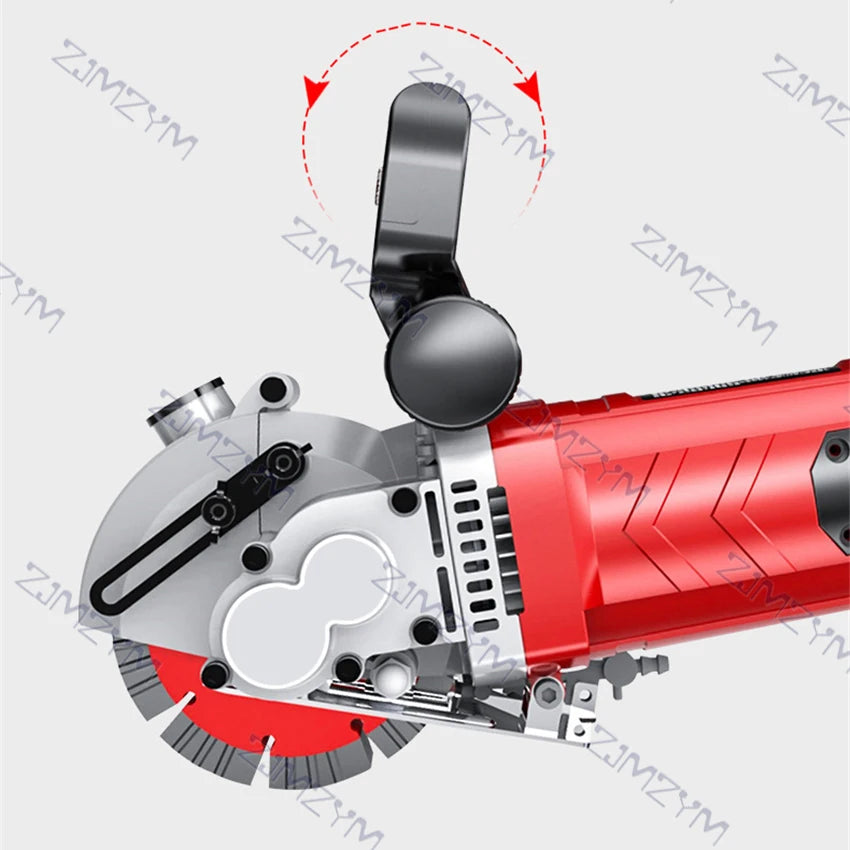 KCJ-001 Electric Wall Chaser Handheld Laser Slotting Machine Brick Wall Cutting Machine Concrete Groove Slotting Machine 220V