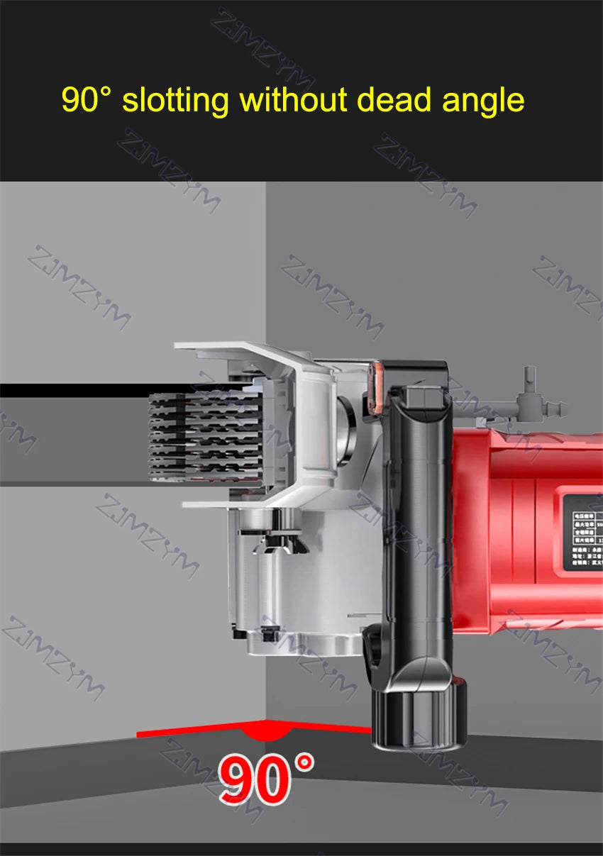 KCJ-001 Electric Wall Chaser Handheld Laser Slotting Machine Brick Wall Cutting Machine Concrete Groove Slotting Machine 220V