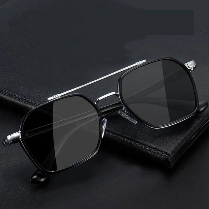 2023Halley Retro Steampunk Sunglasses Men Polarized Brand Designer Driver Safety Goggle Outdoor Eyewear Man Shades UV Protection