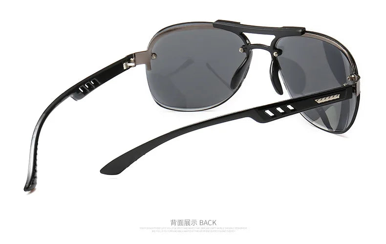 2023 New Sunglasses UV 400 Vintage Punk Rimless Rectangle Men Fashion Glasses Trendy Small Frame Sun Glasses Frameless Eyewear