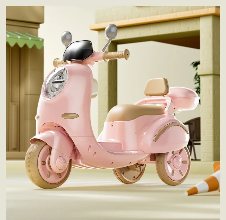 Children's Electric Motorcycle Trend Can Sit Charging Remote Control Toy Children's Tricycle