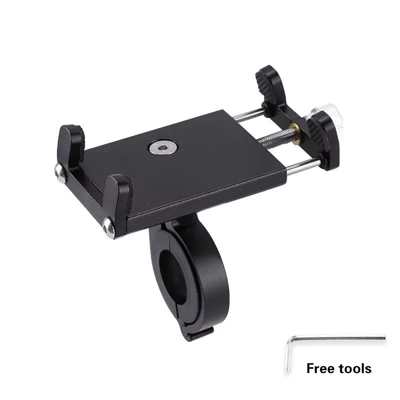 Bicycle Phone Holder Reliable Mount Universal MTB Mobile Cell GPS Metal Motorcycle Holder on Road Bike Handlebar