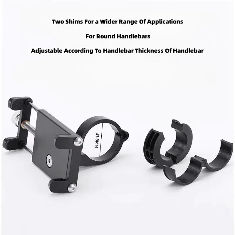 Bicycle Phone Holder Reliable Mount Universal MTB Mobile Cell GPS Metal Motorcycle Holder on Road Bike Handlebar