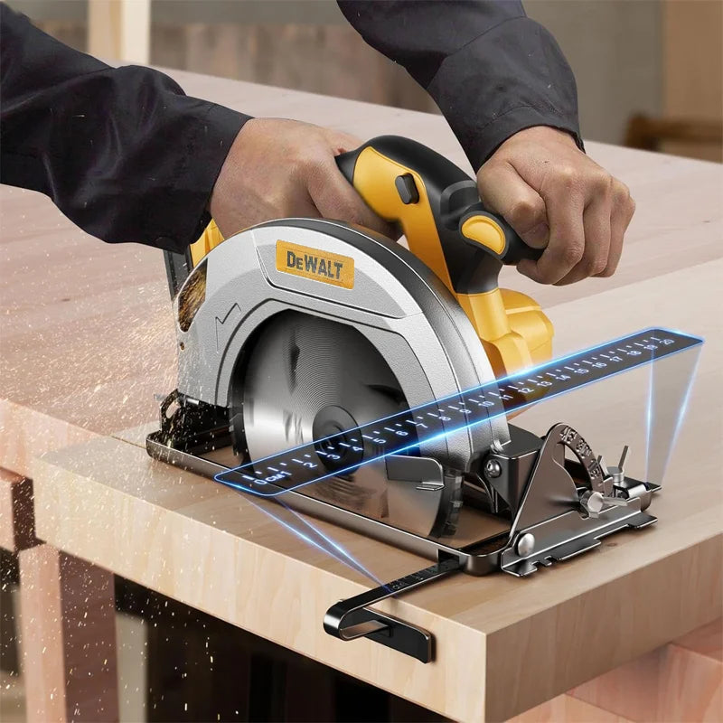 Dewalt 5000RPM Brushless Circular Saw  7 Inch Cordless Handheld Woodwork Saw Adjustable Cutting Depth Multifunction Tool