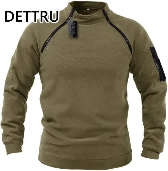 Mens Streetwear  Sweatshirt Fleece Winter Zipper Pullover Fashion Men's Solid Color Loose Lamb Thick Jacket Men Clothing