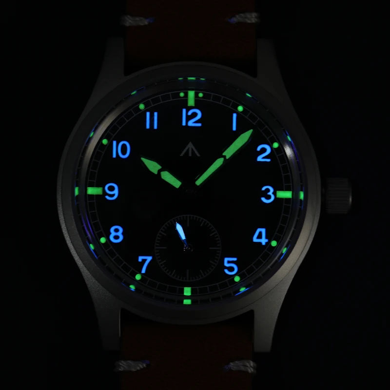 Militado D12 Military Mens Watches VD78 Quartz Movement C3 Super Luminous Sapphire Crystal Aviation Military-Style Wristwatches