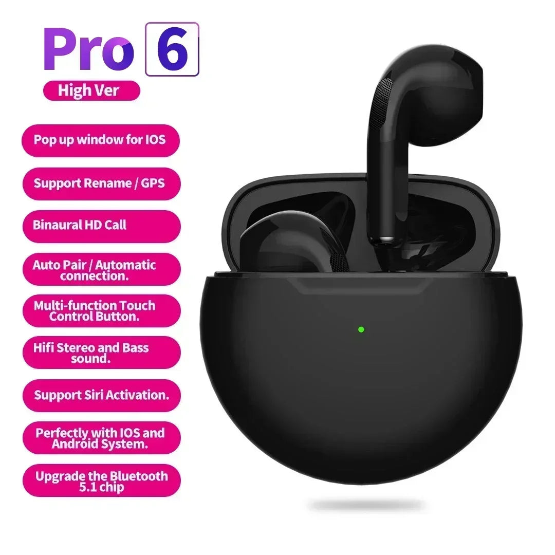 Wireless Bluetooth Headphones Wireless Earphones Mini Earbuds Stereo Sport Waterproof Headset Microphone for All SmartPhones