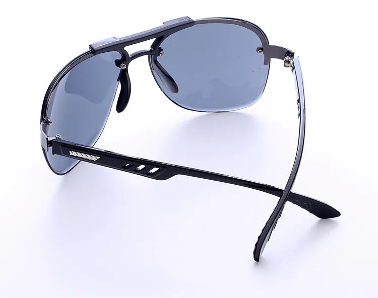 2024 New Sunglasses UV 400 Vintage Punk Rimless Rectangle Men Fashion Glasses Trendy Small Frame Sun Glasses Frameless Eyewear