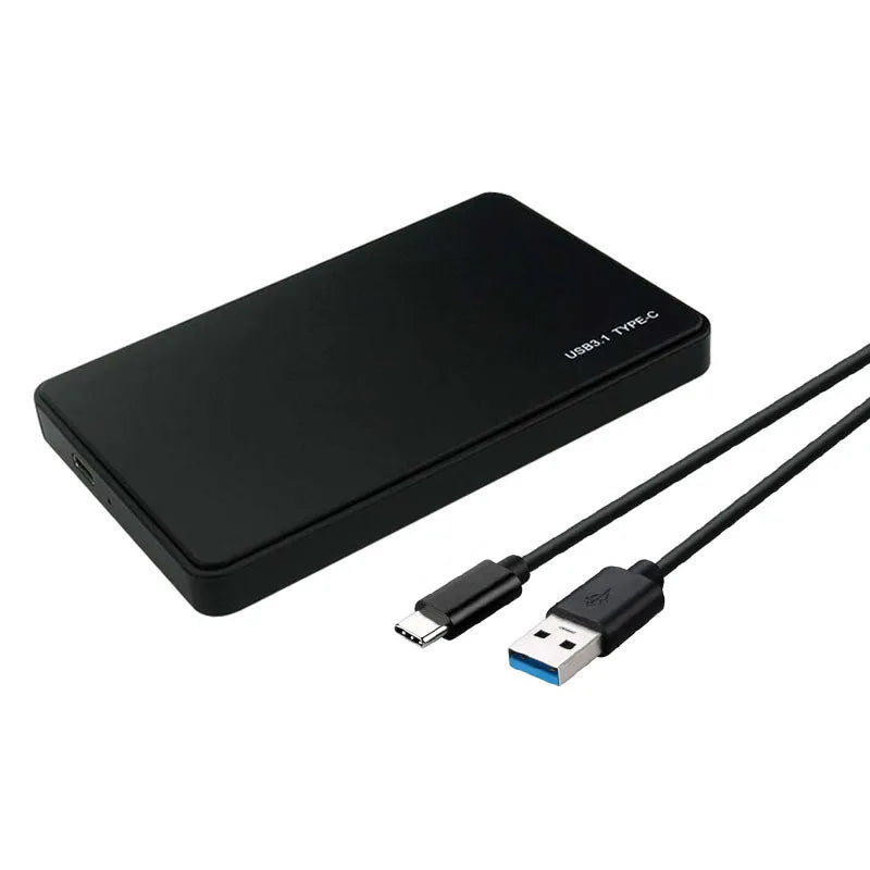 2.5" SATA USB3.1 HDD Enclosure Mobile Hard Drive Cases for SSD External Storage HDD