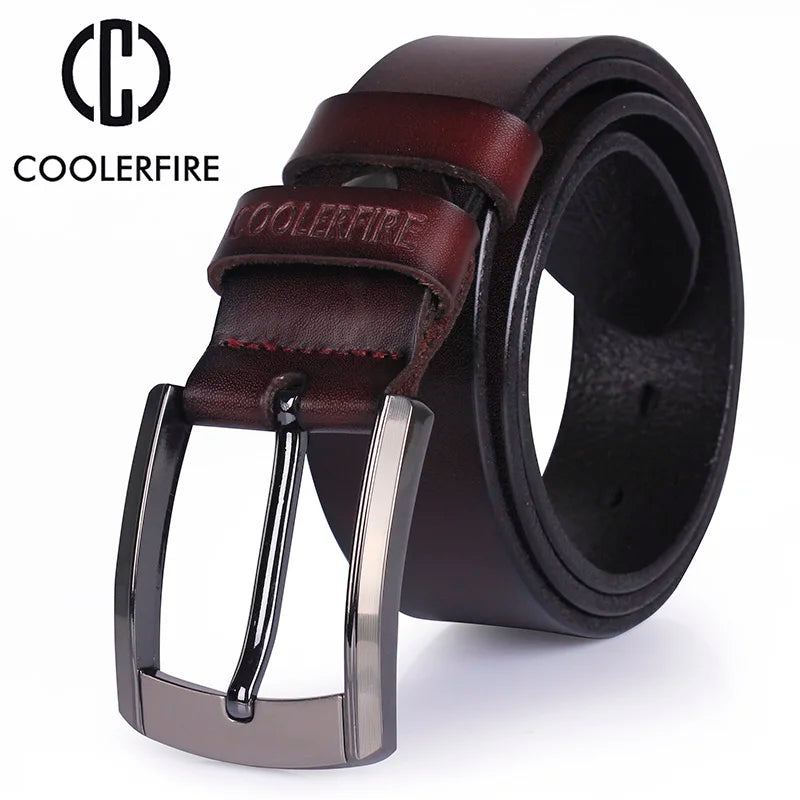 men high quality genuine leather belt luxury designer belts men cowskin fashion Strap male Jeans for man cowboy