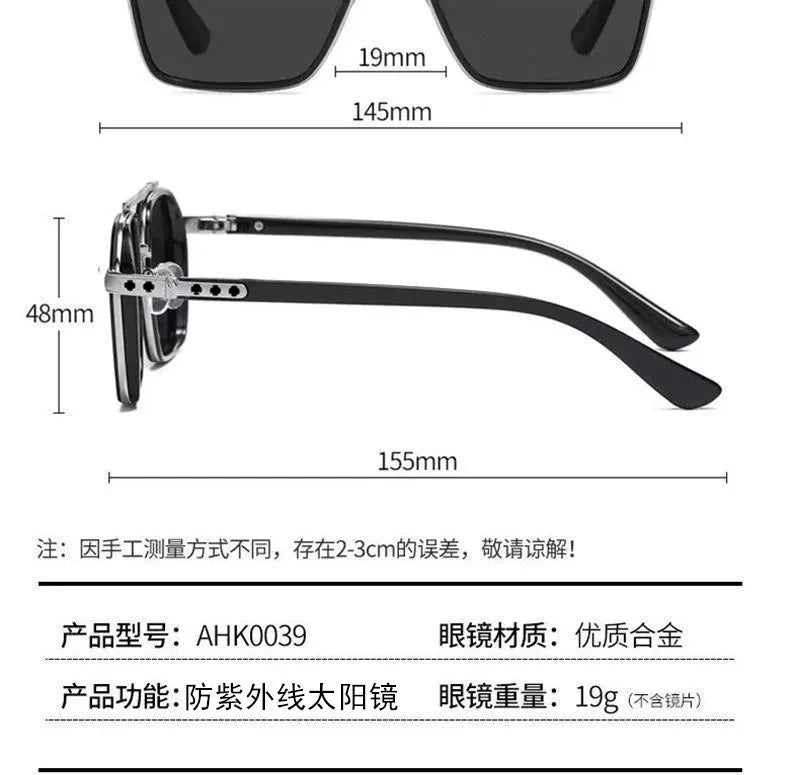 Intelligent Photochromic Sunglasses for Men Professional Day Night Driver Sunglasses UV400 Retro Luxury Design Glasses vintage