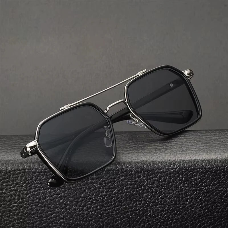 Intelligent Photochromic Sunglasses for Men Professional Day Night Driver Sunglasses UV400 Retro Luxury Design Glasses vintage