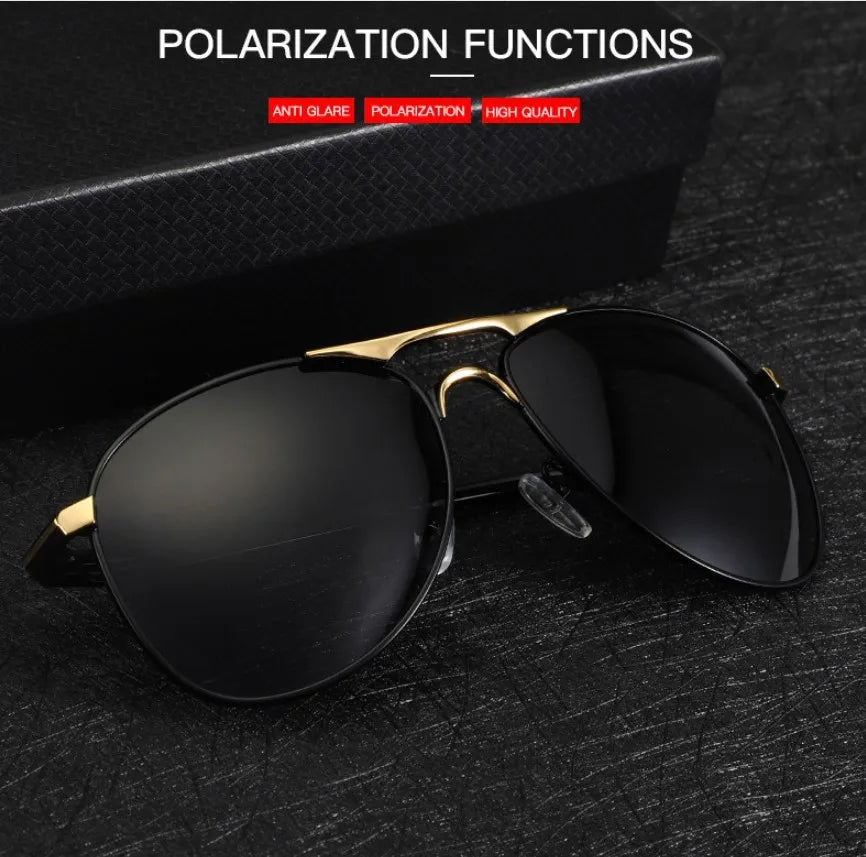 High luxury men driving polarized sunglasses, brand luxury design anti glare, men and women Driver goggles For Mercedes