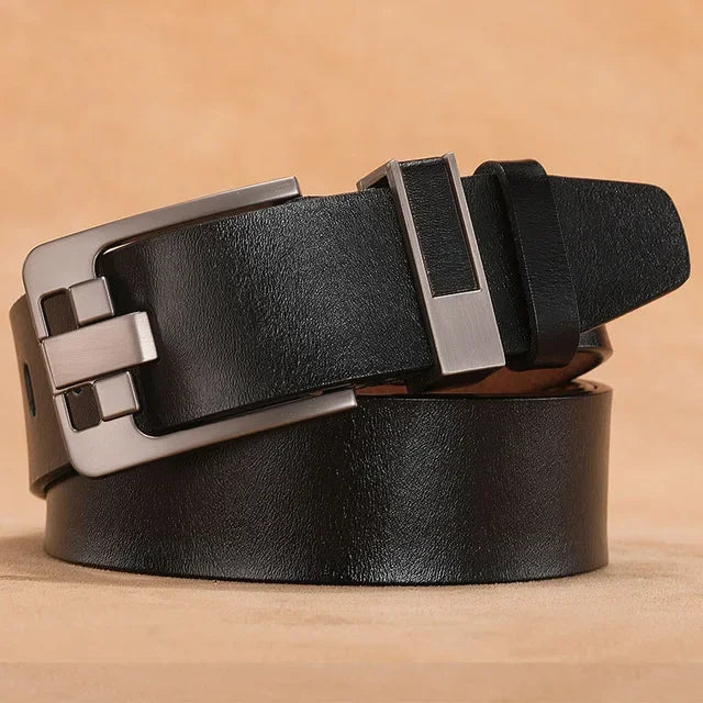 CEXIKA 2024 Genuine Leather Belt Men 140 150 160 170cm Large Size Luxury Designer Belts Split Leather High Quality Waist Belt